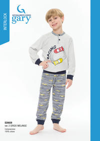 CHILDREN'S PAJAMAS S/L S20028 Tellini S.r.l. Wholesale Clothing